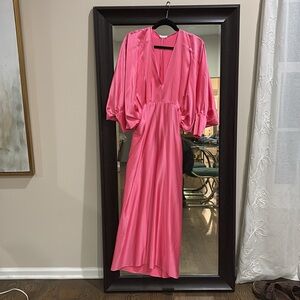 Geraldine silk batwing dress